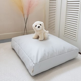 8 DECO 강아지빈백 방석 쿠션 무독성 방수 마이크로비즈 강아지침대_포시즌쿠션 그레이, 포시즌쿠션_그레이, 1개