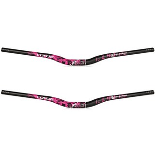 킹콩 MTB 자전거 785mm 핸들바 라이져바, 2개, 핑크