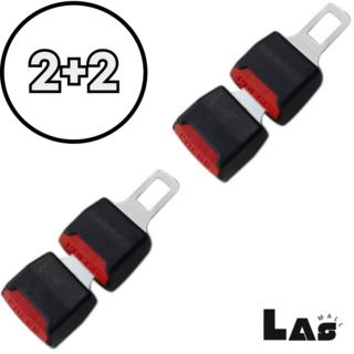 라스몰 안전한 안전벨트연장클립 길이조절클립, 4개, 블랙