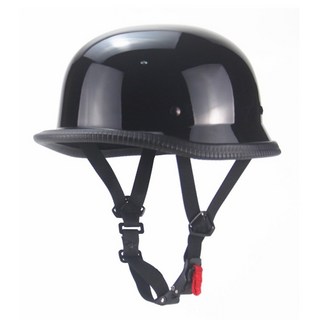 헬멧 반모 클래식 바이크 헬맷 할리 트라이엄프 오토바이 스크래치상품, 2406블랙유광, XL