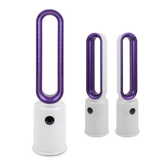 [독일브랜드] 날개 없는 선풍기 저소음 아기 안전 타워팬 12단계 풍량 조절 리모컨 LED디스플레이 온도표시 좌우회전 인테리어 거실 사무실 가전, 1개, 날개없는 선풍기