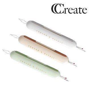 CC家居 多功能二合一穿針拆線器 (三色任選) 縫紉工具 拆線器 穿針器, 1個, 沉靜灰