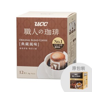 UCC 職人咖啡濾掛式咖啡 (盒裝) - 台灣優仕咖啡, 1個, 12入/盒_典藏風味 26年1月16日