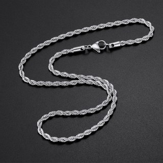 LUNE925純銀項鍊男女款鎖骨鍊個性轉運嘻哈霸氣銀項鍊