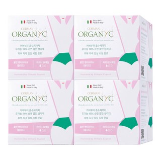 콜만 유기농 순면 생리대 팬티라이너 24매입 4팩, 4개