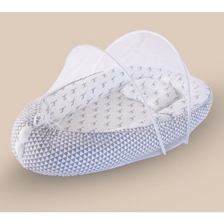 嬰兒床中床蚊帳 純白可單獨收折 嬰兒睡窩蚊帳