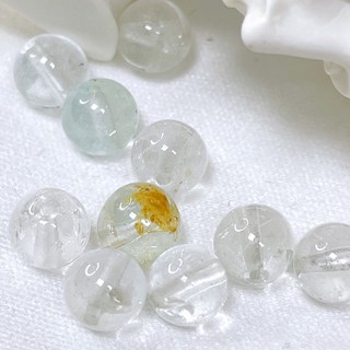 【泰福水晶 Tai Fu】52號 彩托帕散珠 6mm 10顆 天然水晶散珠 DIY手作手鍊串珠材料