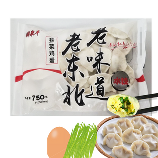 홍홍 중국식품 동북식 로미도 계란부추 만두 중국식만두 동북만두 수입, 1개, 750g