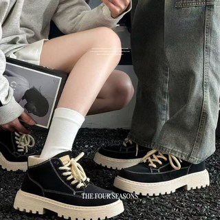 ZAJA 키높이 4cm 마틴부츠 캐주얼 남자 캔버스화 패션 스니커즈 단화 미끄럼 방지