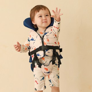 베베샤 유아동 네오플랜 수영조끼, 쥬라기