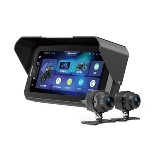 寶麗萊 Pernis MS700CL Carplay 摩托車雙鏡行車紀錄器, 主機+鏡頭, 256GB