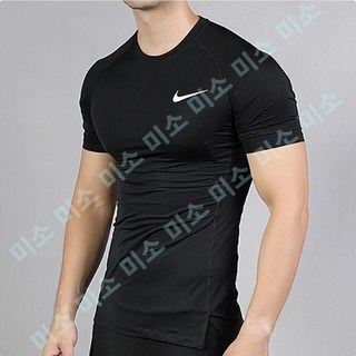 NIKE PRO 탑 컴프레센 숏 슬러브 703095-010