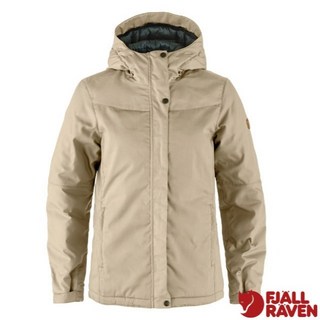 【Fjallraven 小狐狸】女 保暖填充防潑連帽 防風外套 登山夾克 化纖外套 風衣 北極狐