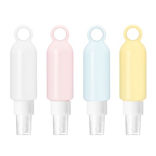 닥터보틀 60ml 고리형용기 360도스프레이(화이트) 화장품용기, PE 60ml 고리형(옐로우)/360도스프레이(화이트), 1개