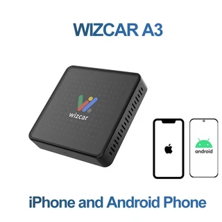 WIZCAR A1 Baidu Carlife GAC AION DONGFENG HONDA용 어댑터로 변환, 02 iPhone and Android