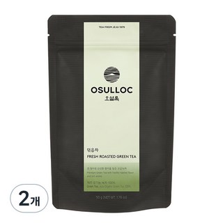 오설록 유기농 덖음차, 50g, 1개입, 2개