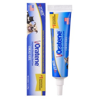 오라틴 안티셉틱 오랄 젤 28g 강아지 고양이 구강 관리 치약, 1개