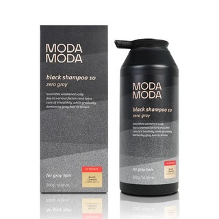 [정품배송] 모다모다 제로그레이 시즌3 3세대 블랙 샴푸 다크닝 흰머리 새치 염색 갈변샴푸, 1개, 300g