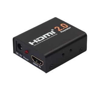 勁祥科技 HDMI2.0中繼器 HDMI信號放大器 60米延長器 母對母 4K*2K 3D, 1個
