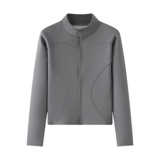 【OniWear】加絨跑步運動外套 瑜珈外套 修身 健身