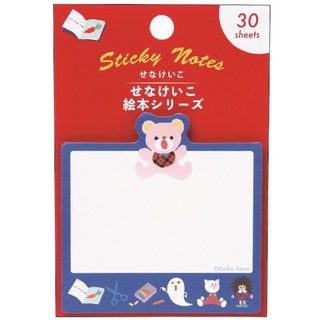日本Gakken 瀨名惠子便利貼30張入，可愛圖案設計，隨身記事好幫手, 1個, 便利貼（現貨）, 紅色, 30張