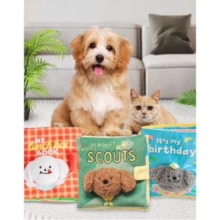 펫리오 반려동물 노즈워크 장난감, 1개, 오렌지레드