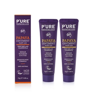 澳洲 Pure Papayacare 木瓜軟膏含金盞花 (2入組 25g/條), 1個