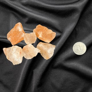 [一方石]橙鹽 - 喜馬拉雅負離子淨化玫瑰鹽 橙晶鹽香薰石擴香石礦物鹽 擴香石 水晶 淨化水晶 水晶碎石 水晶原礦, 2~3公分