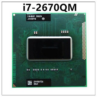 코어 I7 2670QM SR02N GHZ 45W 988B 8스레드 6M G2 소켓 쿼드, 한개옵션1
