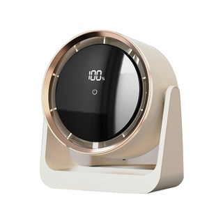 循環小風扇 五檔風力 低噪靜音 渦流扇葉, 奶油白, 循環扇