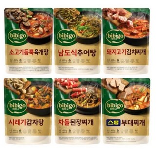 프리미엄 비비고 6종 즉석국, 1세트, 2.76kg