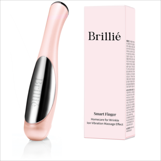 브릴리에 미니 얼굴 팔자주름 눈밑주름 얼굴마사지기 얼굴리프팅 이온진동 홈케어 미세전류 EMS 뷰티 디바이스 휴대용 화장품흡수력상승, 1개, 1