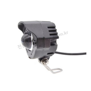 1구 8W 반달형 라이트 경적내장 전동킥보드 스쿠터 전기자전거 혼 LED 튜닝 부품, 1개