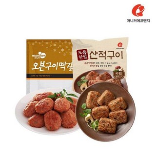 [기타][마니커에프앤지] 도톱한입산적구이 1kg + 오븐구이떡갈비 1kg, 1세트