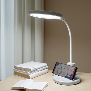 LED 학습용 책상 블루라이트 차단 조명 스탠드 시력보호, 화이트