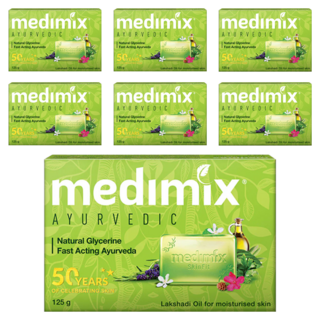 medimix 綠寶石皇室藥草浴美肌皂 寶貝, 125g, 7個