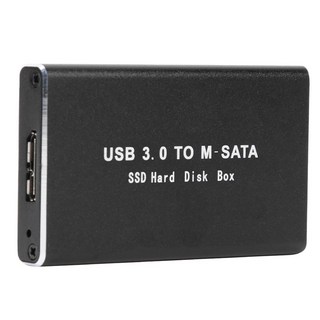 미니 USB 3.0 to mSATA 어댑터 하드 디스크 케이스 외장 드라이브 SSD 인클로저