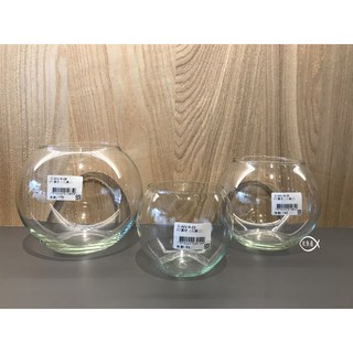 圓球魚缸 圓缸 水晶球缸玻璃 造型水族箱 鬥魚缸 金魚缸 (3吋/5吋/6吋), 1個, 6吋圓球 (超商寄送風險自負)