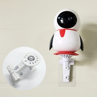 티피링크 홈캠 거치대 벽부착 홈카메라 브라켓 벽부형 브라켓 펭카 샤오미 호환, 1개