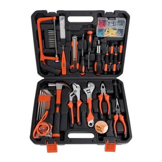 다용도 가정용 공구세트 수리 및 자동차 정비용 공구함 세트 드라이버 렌치 플라이어 포함, 1세트, 102pcs