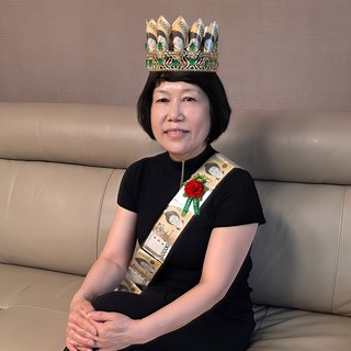 이벤트홀릭 반전 용돈 생일 왕관 파티 용품 부모님 생신 어버이날, 1개, 3.에메랄드 세트(어깨띠 포함)