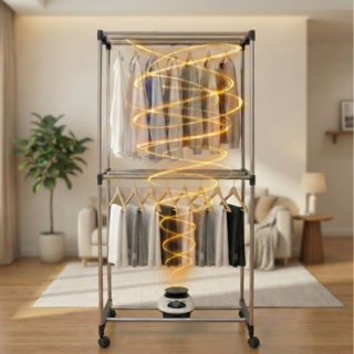 엣지홈 옷장형 열풍 빨래 건조대 겸 건조기 이불 미니 건조대 옷걸이세트