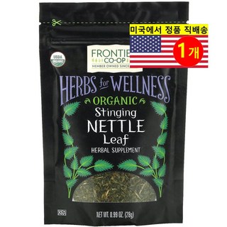 Frontier Co-op 오가닉 쐐기풀 잎 추출 28g Nettle Leaf 28g, 1개