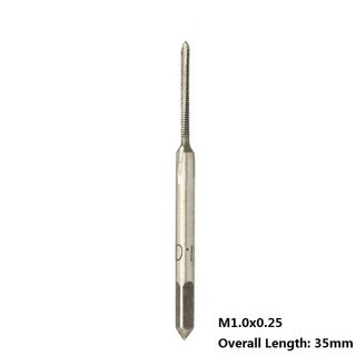 10 pcs 미니 M1-M1.8 구멍 탭 드릴 HSS 스트레이트 나사산 6542, 1개