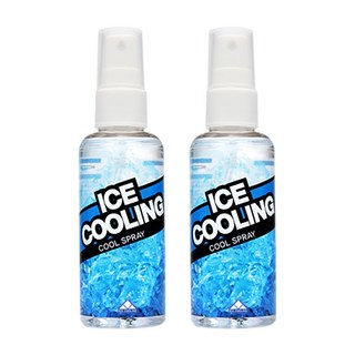 닥터조이드 아이스 쿨링 시원한 냉각 스프레이 섬유탈취 뿌리는 에어컨, 70ml, 2개