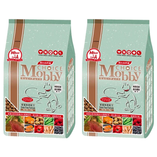 Mobby 莫比 全齡貓 愛貓無穀配方 乾飼料, 鹿肉 + 鮭魚, 1.5kg, 2袋