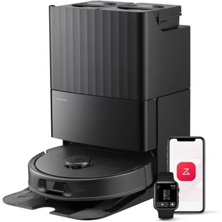 로보락 QV 35S 로봇 청소기 올인원 진공청소기 10 000Pa 강력 흡입 셀프 비우기 및 리필 걸레 세척 공기 건조 가정용 엉킴 방지 브러시 반려동물 털 블랙, QV 35S Black, 1개