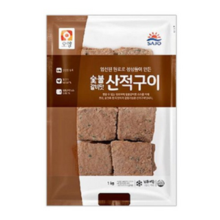 사조오양 숯불구이맛 고기산적 1kg, 2개