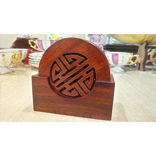 花梨木杯墊 (六墊一架), 1個