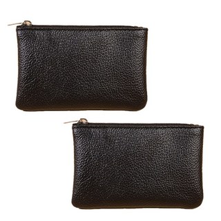 미니 가죽 한손 동전 지갑 파우치 2개 세트